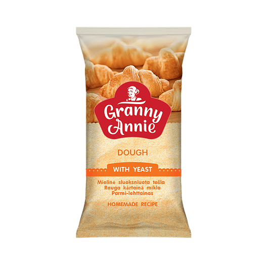 Danish pastry dough “Granny Annie” (with yeast) 450 g